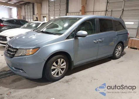 2014 Honda Odyssey Ex-L z USA, uszkodzony, nr VIN 5FNRL5H67EB073315